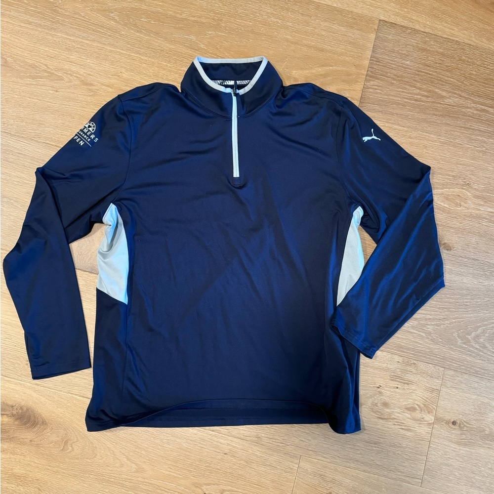 Puma Golf Navy Blue Long sleeve pullover size XL